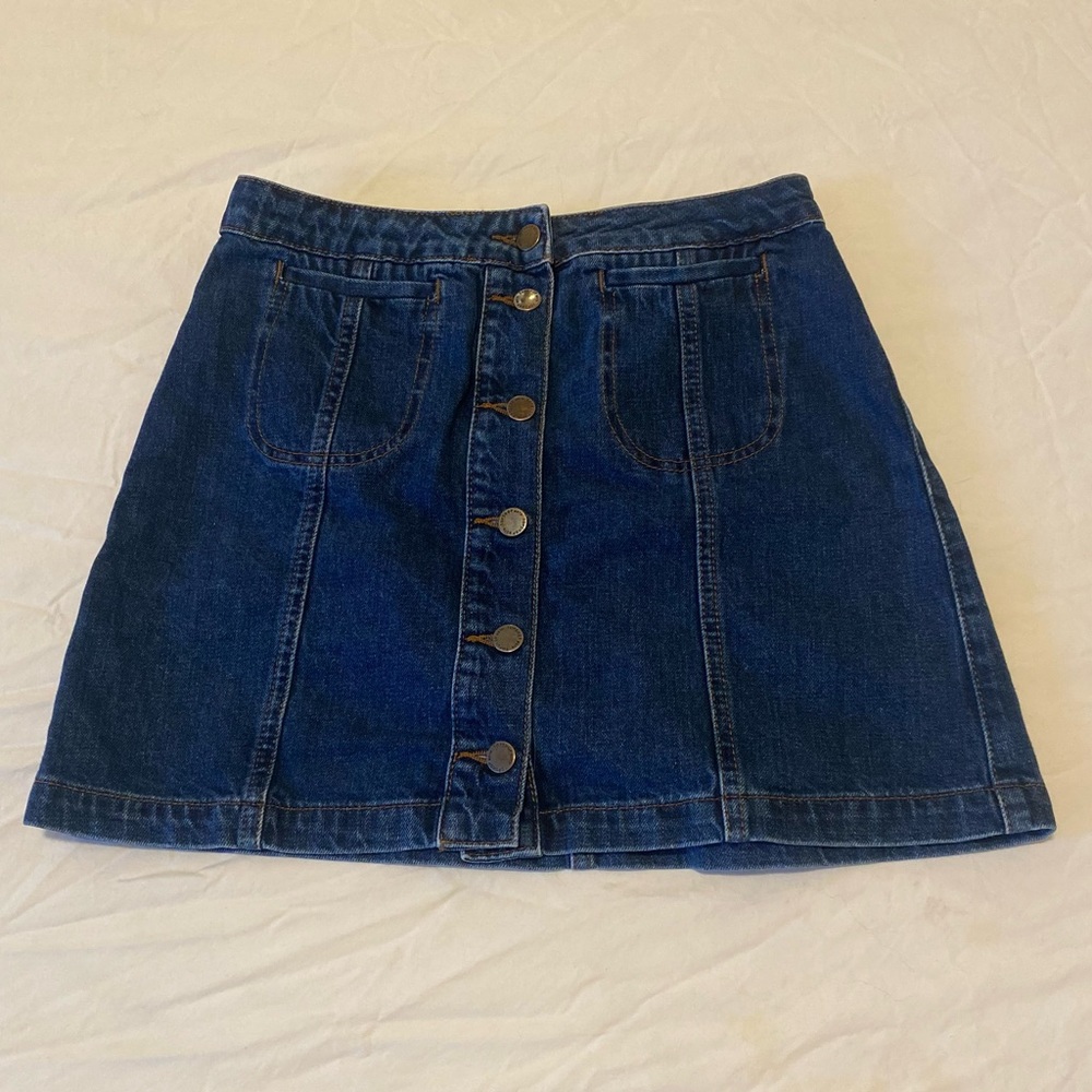 Topshop Jean Skirt